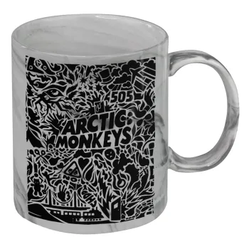 Arctic Monkeys, Mug ceramic marble style, 330ml