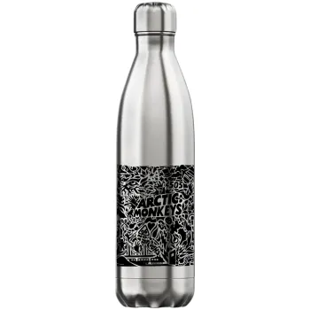 Arctic Monkeys, Μεταλλικό παγούρι θερμός Inox (Stainless steel), διπλού τοιχώματος, 750ml