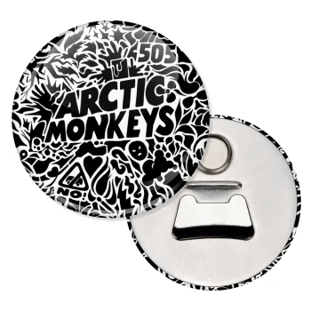 Arctic Monkeys, Μαγνητάκι και ανοιχτήρι μπύρας στρογγυλό διάστασης 5,9cm