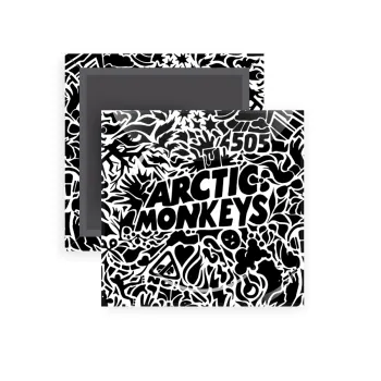 Arctic Monkeys, Μαγνητάκι ψυγείου τετράγωνο διάστασης 5x5cm