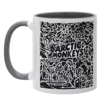 Arctic Monkeys, Mug colored grey, ceramic, 330ml