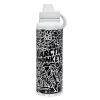 1L Stainless Steel Thermal Bottle with Phone Holder & Double Wall Insulation