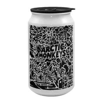 Arctic Monkeys, Κούπα ταξιδιού μεταλλική με καπάκι (tin-can) 500ml