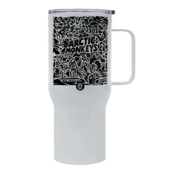 Arctic Monkeys, Mega Stainless steel Tumbler with lid, double wall 750L