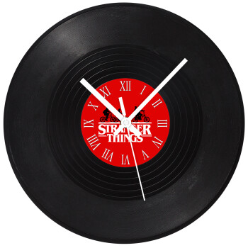 Stranger Things red, Ρολόι τοίχου Βινύλιο (30cm)