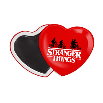 Stranger Things red, Μαγνητάκι καρδιά (57x52mm)