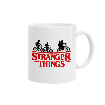 Stranger Things red, Ceramic coffee mug, 330ml (1pcs)