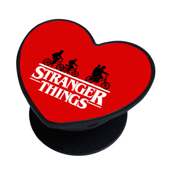 Stranger Things red, Phone Holders Stand  καρδιά Μαύρο Βάση Στήριξης Κινητού στο Χέρι