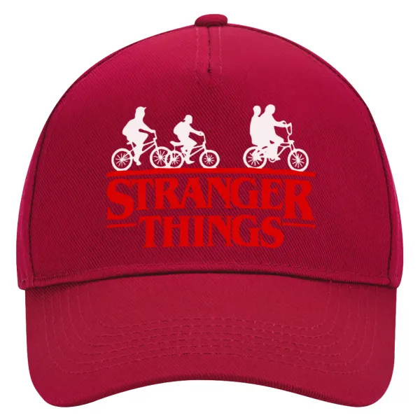 Stranger Things red — Καπέλο Ενηλίκων Ultimate ΚΟΚΚΙΝΟ, (100% ΒΑΜΒΑΚΕΡΟ DRILL, ΕΝΗΛΙΚΩΝ, UNISEX, ONE SIZE)