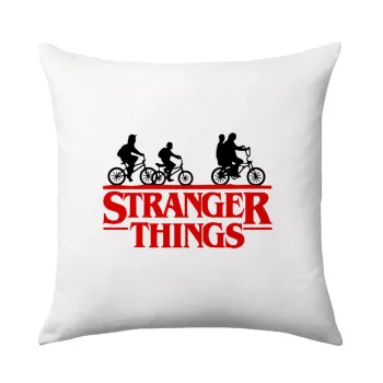 Stranger Things red, Μαξιλάρι καναπέ 40x40cm περιέχεται το  γέμισμα