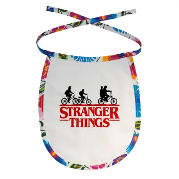 Stranger Things red, Σαλιάρα μωρού αλέκιαστη με κορδόνι Χρωματιστή