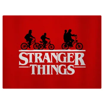 Stranger Things red, Επιφάνεια κοπής γυάλινη (38x28cm)
