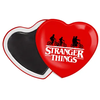 Stranger Things red, Μαγνητάκι καρδιά (57x52mm)