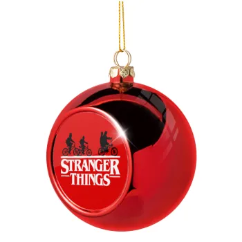 Stranger Things red, Christmas tree ball Red 8cm