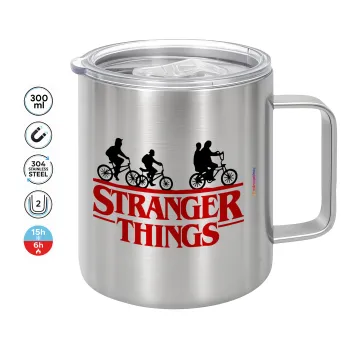 Stranger Things red, Mug Stainless steel double wall 300ml