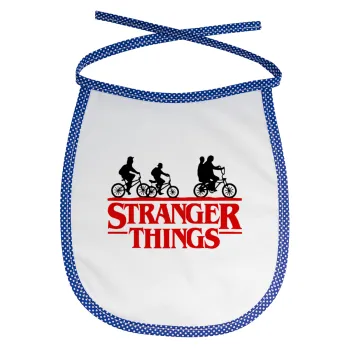 Stranger Things red, Σαλιάρα μωρού αλέκιαστη με κορδόνι Μπλε