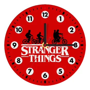 Stranger Things red, Wooden wall clock (20cm)