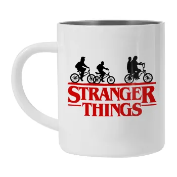 Stranger Things red, Mug Stainless steel double wall 300ml
