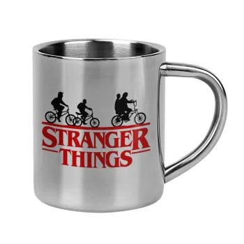 Stranger Things red, Mug Stainless steel double wall 300ml