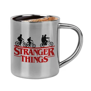 Stranger Things red, Κουπάκι μεταλλικό διπλού τοιχώματος για espresso (220ml)