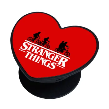 Stranger Things red, Phone Holders Stand  καρδιά Μαύρο Βάση Στήριξης Κινητού στο Χέρι