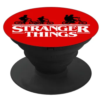 Stranger Things red, Phone Holders Stand  Black Hand-held Mobile Phone Holder