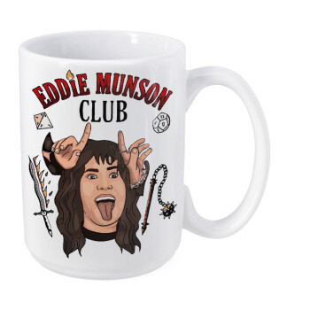 Eddie Munson, Hellfire CLub, Stranger Things, Κούπα Mega, κεραμική, 450ml