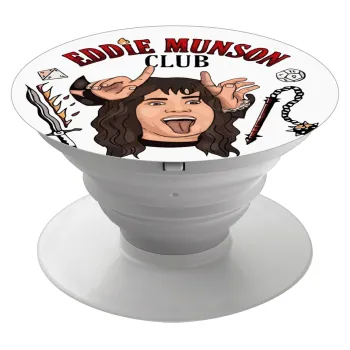 Eddie Munson, Hellfire CLub, Stranger Things, Phone Holders Stand  White Hand-held Mobile Phone Holder
