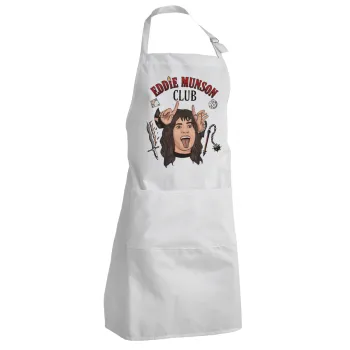 Eddie Munson, Hellfire CLub, Stranger Things, Ποδιά Σεφ Ολόσωμη Ενήλικων (με ρυθμιστικά και 2 τσέπες)