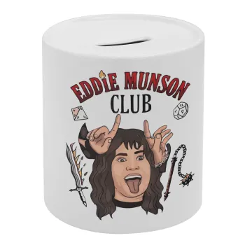 Eddie Munson, Hellfire CLub, Stranger Things, Κουμπαράς πορσελάνης με τάπα