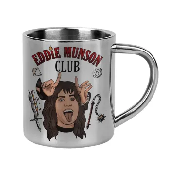 Eddie Munson, Hellfire CLub, Stranger Things, Mug Stainless steel double wall 300ml