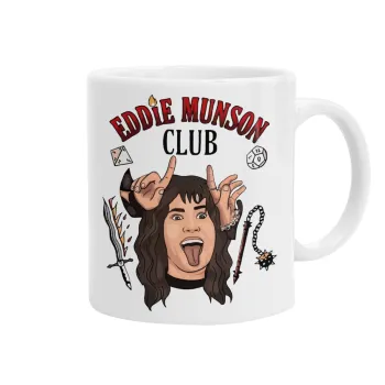 Eddie Munson, Hellfire CLub, Stranger Things, Ceramic coffee mug, 330ml