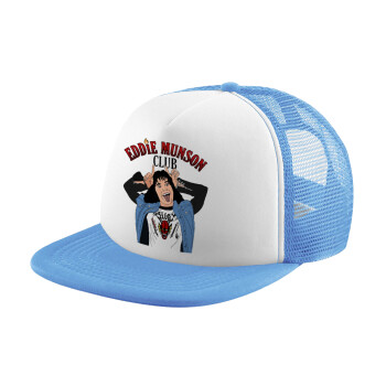 Eddie Munson, Καπέλο Soft Trucker με Δίχτυ Γαλάζιο/Λευκό