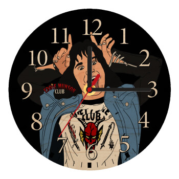 Eddie Munson, Ρολόι τοίχου ξύλινο plywood (20cm)