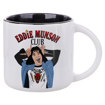 Eddie Munson, Κούπα κεραμική 400ml Λευκή/Μαύρη