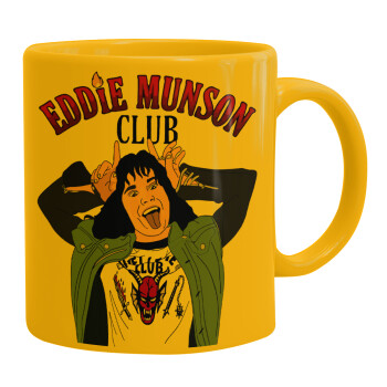 Eddie Munson, Κούπα, κεραμική κίτρινη, 330ml (1 τεμάχιο)
