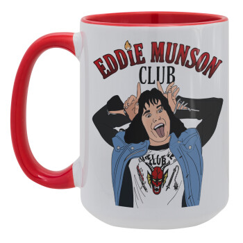 Eddie Munson, Κούπα Mega 15oz, κεραμική Κόκκινη, 450ml