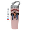 Pink color, 890ml (30oz) stainless Steel Tumbler with Handle