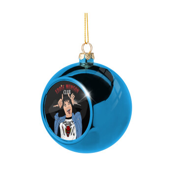 Eddie Munson, Blue Christmas tree ball ornament 8cm
