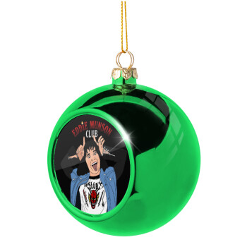 Eddie Munson, Χριστουγεννιάτικη μπάλα δένδρου Πράσινη 8cm
