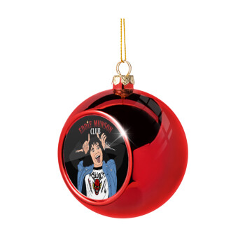 Eddie Munson, Χριστουγεννιάτικη μπάλα δένδρου Κόκκινη 8cm