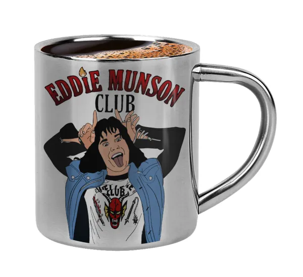 Eddie Munson — Double-wall metal cup for espresso (220ml)