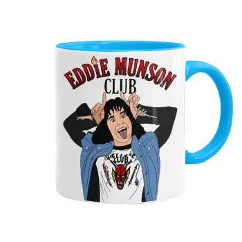 Eddie Munson, Κούπα χρωματιστή γαλάζια, κεραμική, 330ml