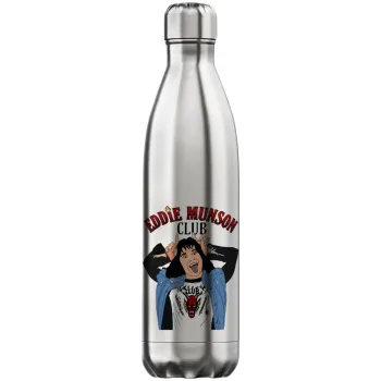 Eddie Munson, Inox (Stainless steel) hot metal mug, double wall, 750ml