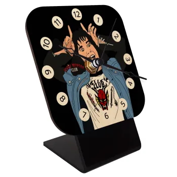 Eddie Munson, Επιτραπέζιο ρολόι σε φυσικό ξύλο (10cm)