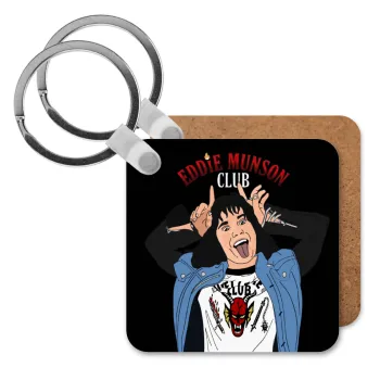 Eddie Munson, Μπρελόκ Ξύλινο τετράγωνο MDF