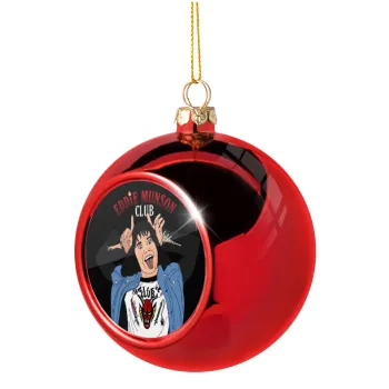 Eddie Munson, Christmas tree ball Red 8cm