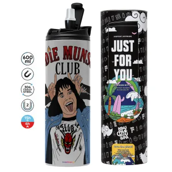 Eddie Munson, Tumbler stainless steel GREY 600ml