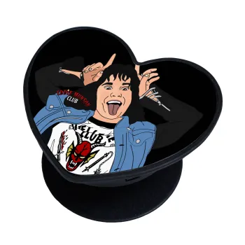 Eddie Munson, Phone Holders Stand  καρδιά Μαύρο Βάση Στήριξης Κινητού στο Χέρι