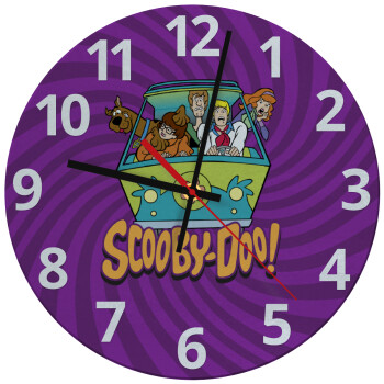 Scooby Doo car, Ρολόι τοίχου γυάλινο (30cm)